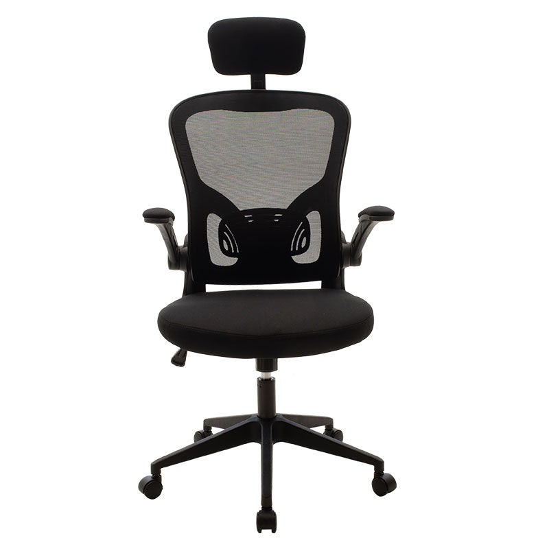 Manager office chair Ergoline pakoworld with fabric mesh in black colour