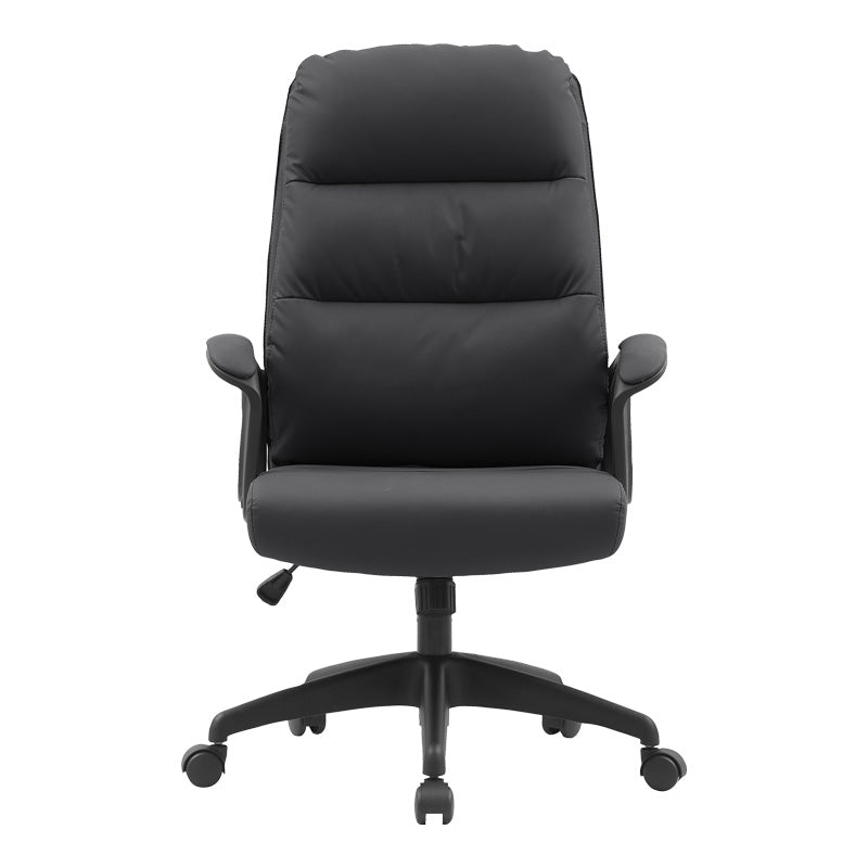 Manager office chair Enfiria pu in black color