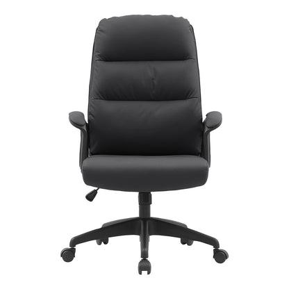 Manager office chair Enfiria pu in black color