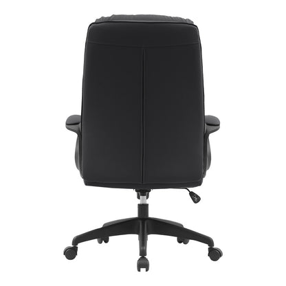Manager office chair Enfiria pu in black color