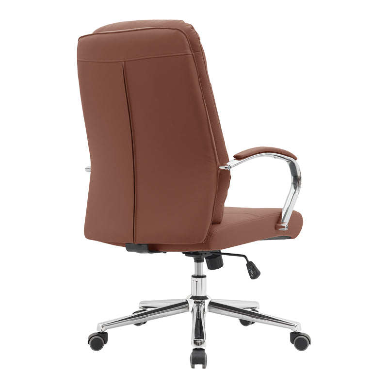 Director's office chair Normie pu brown 58x65x103-111cm