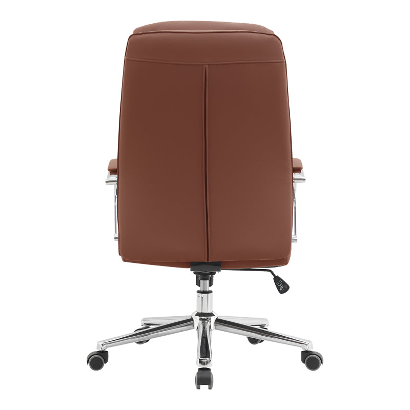 Director's office chair Normie pu brown 58x65x103-111cm