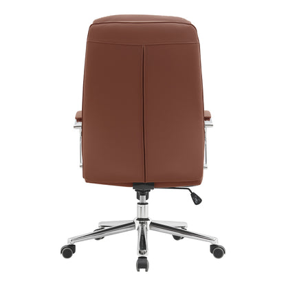 Director's office chair Normie pu brown 58x65x103-111cm