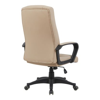 Roby pu cappuccino manager's office chair 60x70x102-110cm