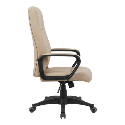 Roby pu cappuccino manager's office chair 60x70x102-110cm