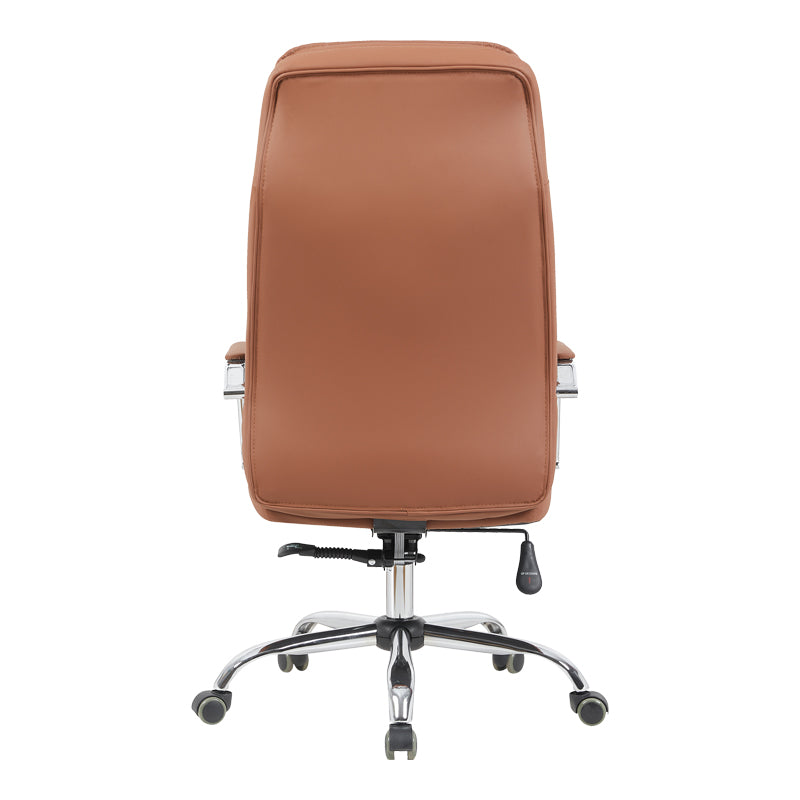 Morales pu brown manager's office chair 60x70x118-124cm