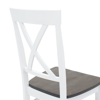 Chair Hug pakoworld wood color white - walnut