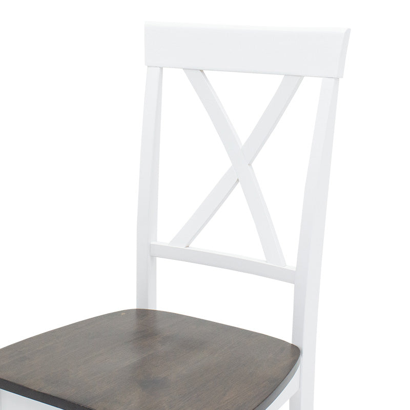 Chair Hug pakoworld wood color white - walnut