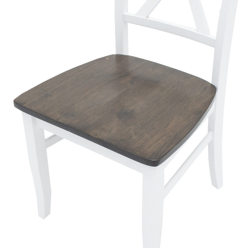 Chair Hug pakoworld wood color white - walnut