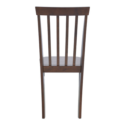 Houston chair pakoworld rubberwood in walnut shade 40x49x94cm