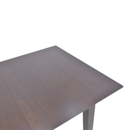 Mabor extendable wood table in walnut color 120-150x80x73.8cm