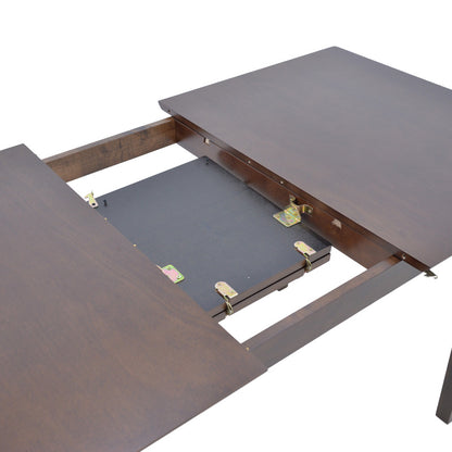 Mabor extendable wood table in walnut color 120-150x80x73.8cm