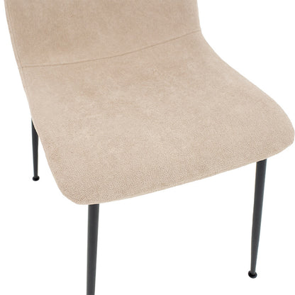 Gratify chair fabric ecru-leg black