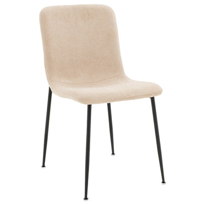 Gratify chair fabric ecru-leg black