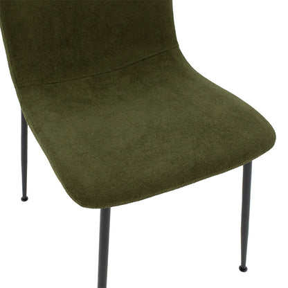 Gratify pakoworld chair boucle fabric khaki-leg black