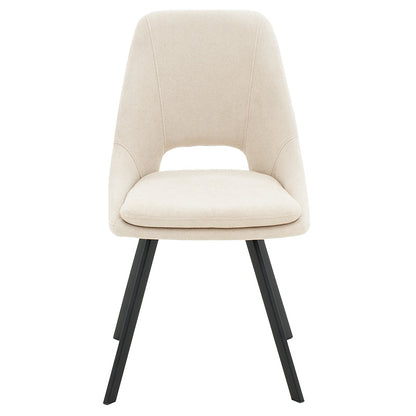 Initiate chair fabric cream-leg black