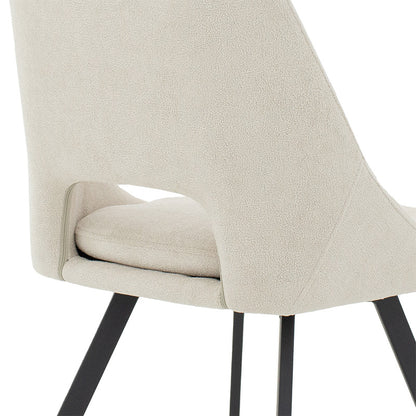 Initiate chair fabric cream-leg black