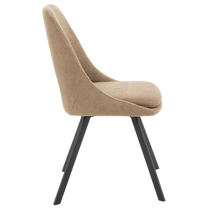 Initiate chair fabric brown-leg black
