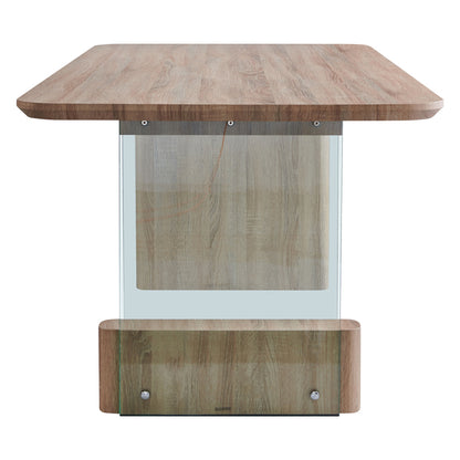 Dining table Faghan pakoworld brown mdf 180x90x76cm