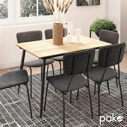 Shazam pakoworld table polymorphic-opening MDF color sonoma 120-160x80x76εκ