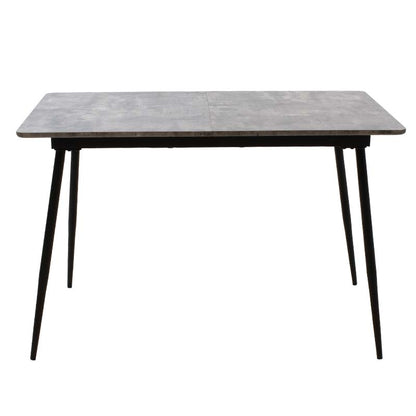 Dining table Shazam pakoworld polymorphic-extendable MDF color grey cement 120-160x80x76cm