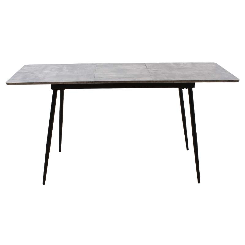 Dining table Shazam pakoworld polymorphic-extendable MDF color grey cement 120-160x80x76cm