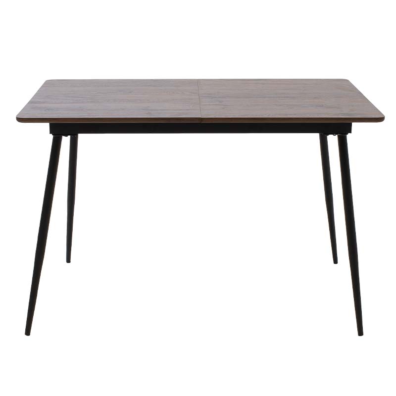 Dining table Shazam pakoworld polymorphic-extendable MDF color walnut 120-160x80x76cm