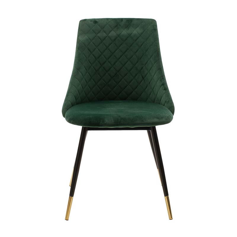 Chair Giselle pakoworld velvet green leg black-golden