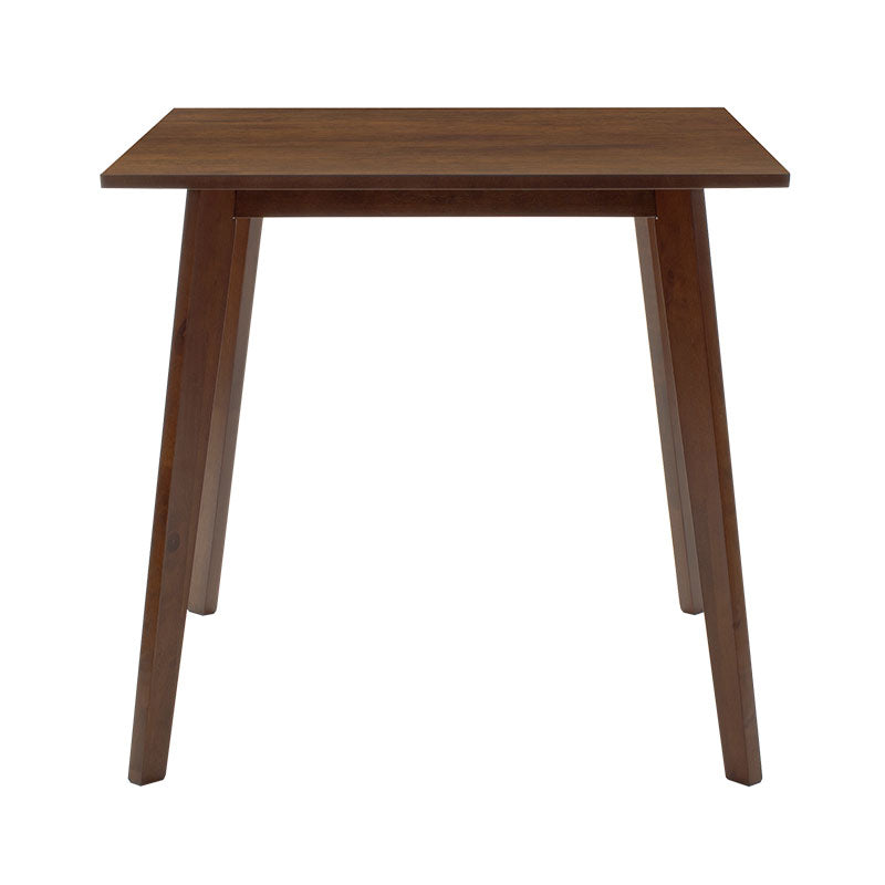 Dining table Benson pakoworld MDF - venner in walnut color 80x80x75cm