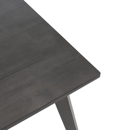 Dining table Benson pakoworld MDF - venner in rustic grey color 80x80x75cm