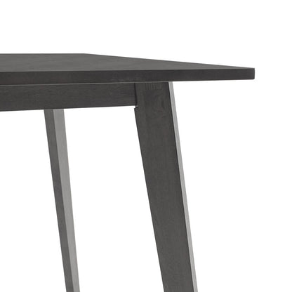 Dining table Benson pakoworld MDF - venner in rustic grey color 80x80x75cm