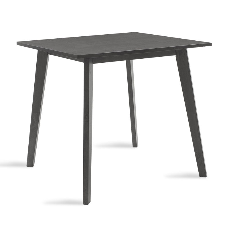 Dining table Benson pakoworld MDF - venner in rustic grey color 80x80x75cm