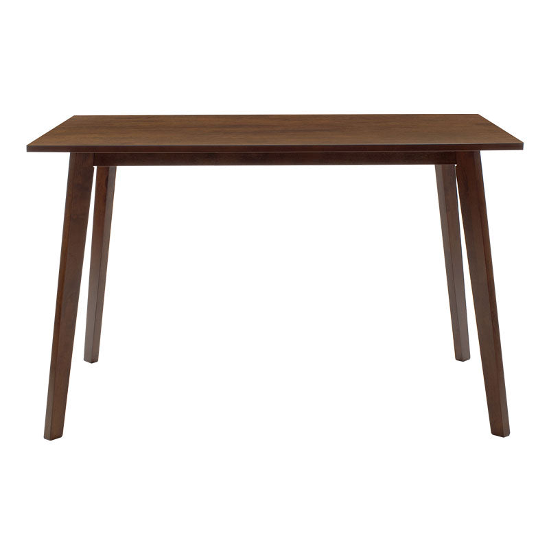 Dining table Benson pakoworld mdf - venner in walnut color 120x75x75cm