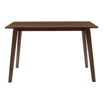 Dining table Benson pakoworld mdf - venner in walnut color 120x75x75cm