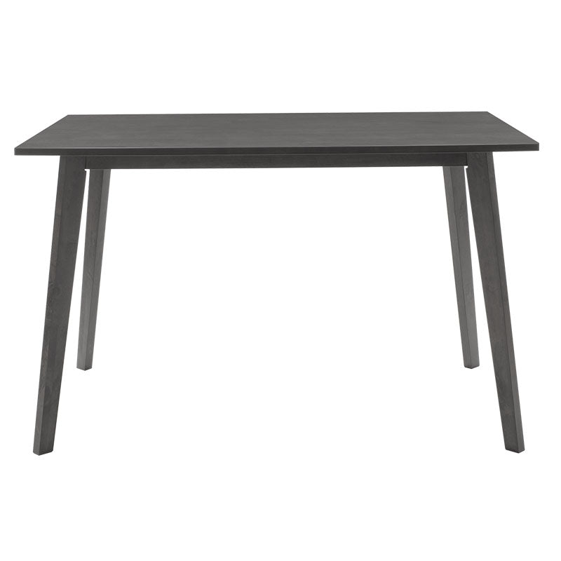 Dining table Benson pakoworld mdf - venner in rustic grey color 120x75x75cm