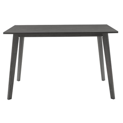 Dining table Benson pakoworld mdf - venner in rustic grey color 120x75x75cm