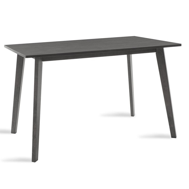 Dining table Benson pakoworld mdf - venner in rustic grey color 120x75x75cm