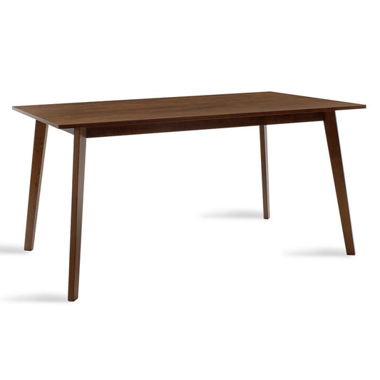 Dining table Benson pakoworld mdf - venner in walnut color 150x90x75cm