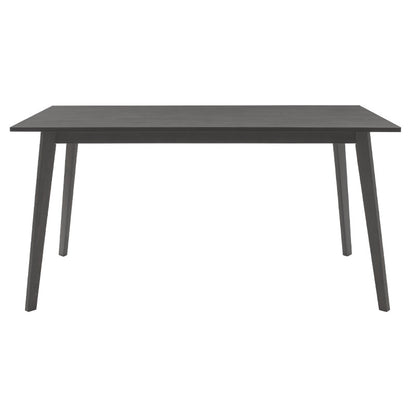 Dining table Benson pakoworld mdf - venner in rustic grey color 150x90x75cm