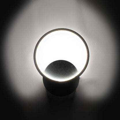 Wall light PWL-0989 pakoworld LED 10W black D25x20cm