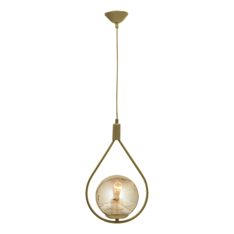 Ceiling light PWL-1001 pakoworld E27 golden antique D20x80cm