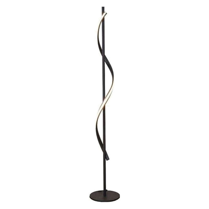 Floor lamp PWL-1135 pakoworld LED 50W in black color D15x140cm