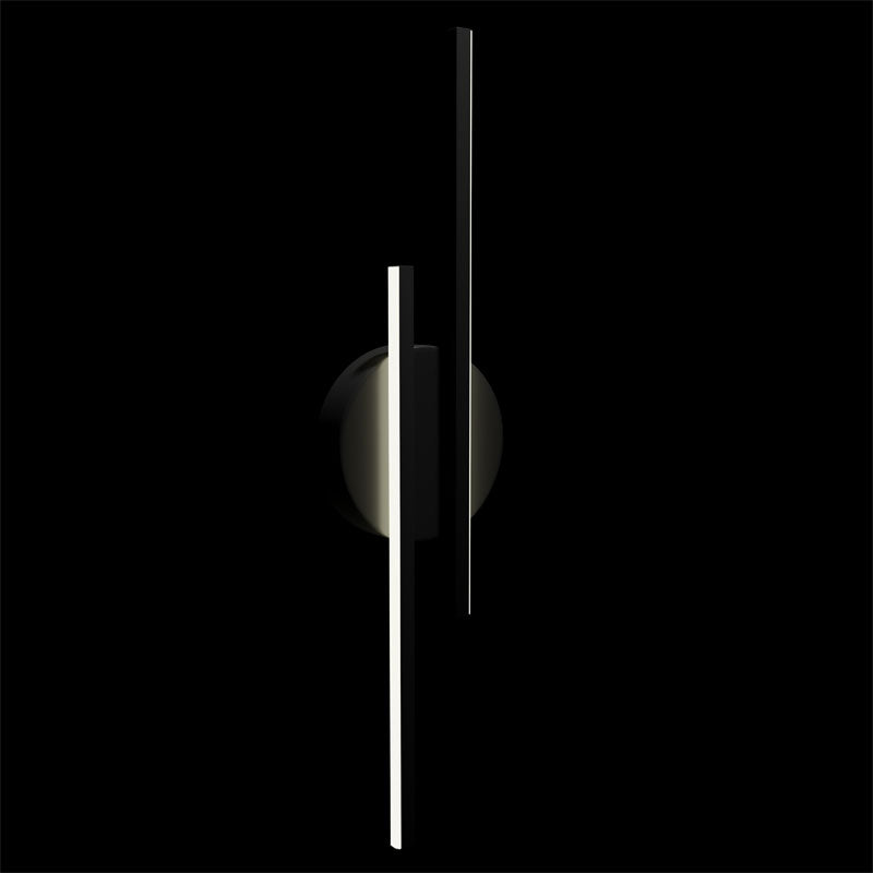 Wall lamp-sconce PWL-1138 pakoworld LED black 40x10x6cm