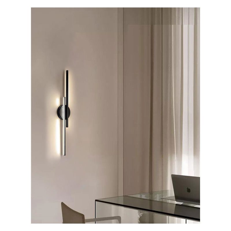 Wall lamp-sconce PWL-1138 pakoworld LED black 40x10x6cm