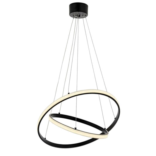 Ceiling light PWL-1163 pakoworld LED in black color D40x80cm