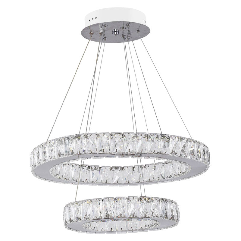 Ceiling light PWL-1164 pakoworld LED in silver color D40x70cm