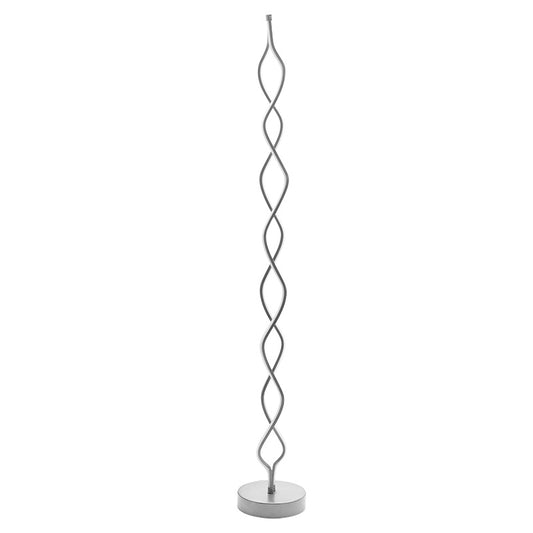 Floor lamp PWL-1168 pakoworld LED 3000K in silver color D30x145cm