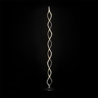 Floor lamp PWL-1168 pakoworld LED 3000K in black color D30x145cm