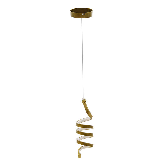 Ceiling light PWL-1172 pakoworld LED 3000K in golden color D12x85cm