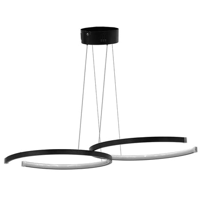 Ceiling light PWL-1176 pakoworld LED 3000K in black color 66x39x44cm